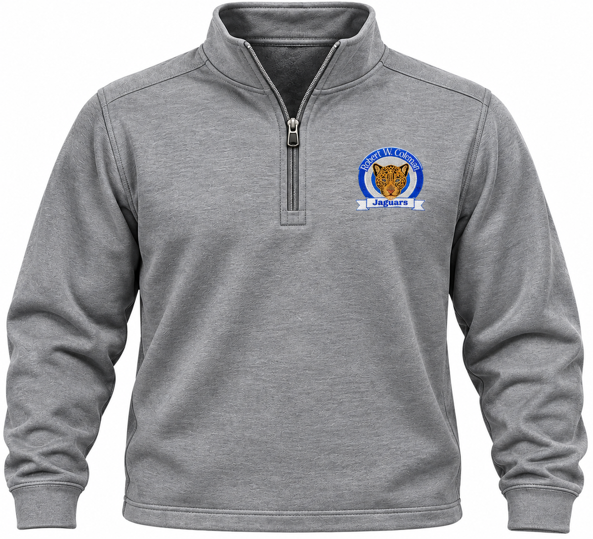 Robert W. Coleman Staff Embroidered Quarter-Zip LaserCraft Design Studios