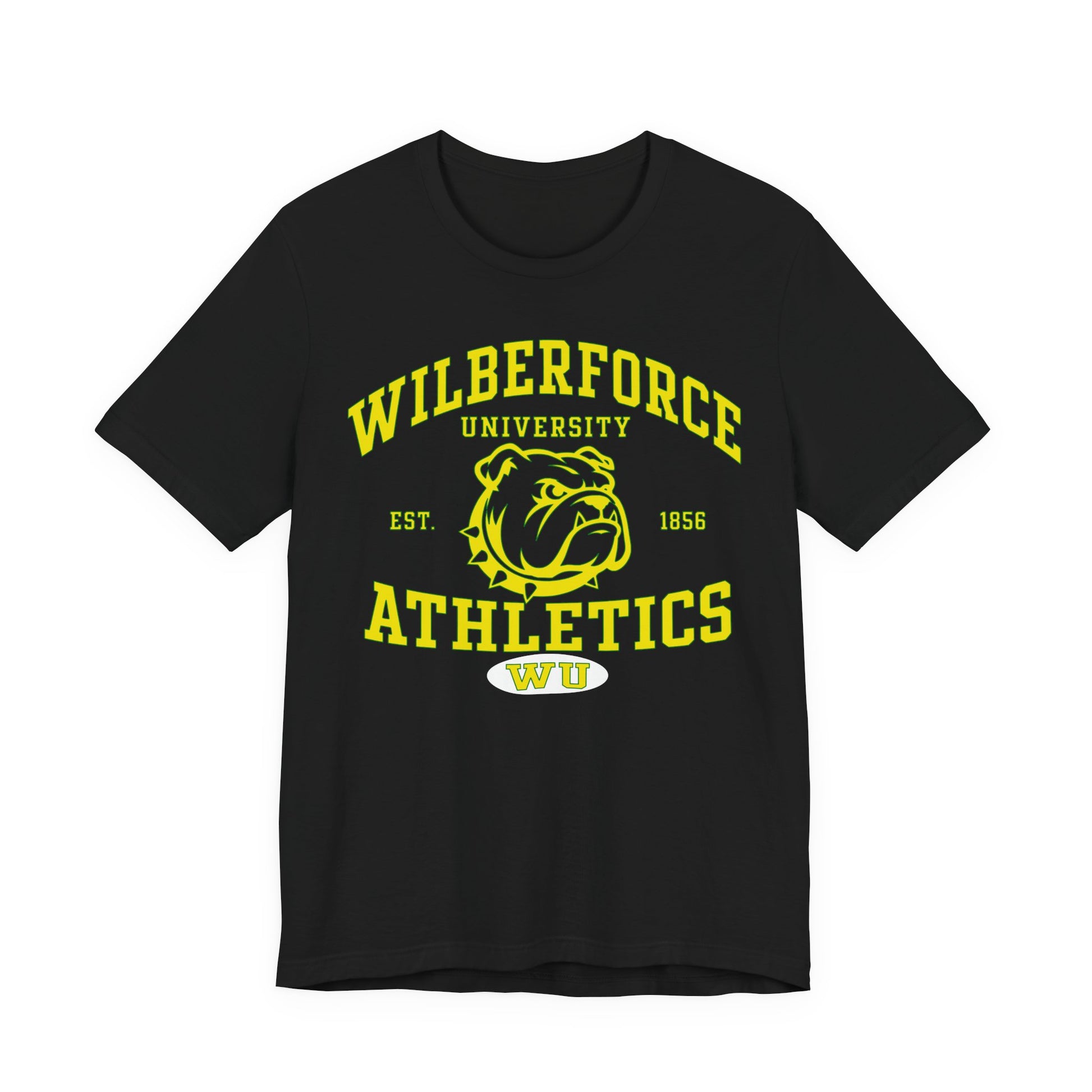 Wilberforce University Athletics T-Shirt — Bulldogs Logo College Tee Printify