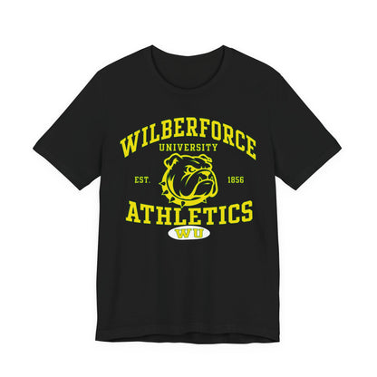 Wilberforce University Athletics T-Shirt — Bulldogs Logo College Tee Printify