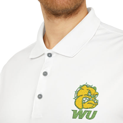 WU Bulldog Logo Polo Shirt — Embroidered College Team Performance Polo Printify