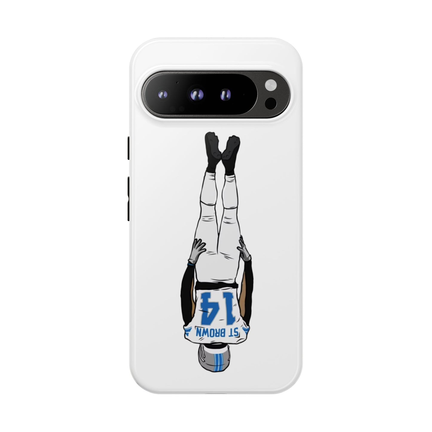 Android! Amon Ra St. Brown Lions Phone Case: Tough Cases with Bold Player Graphic