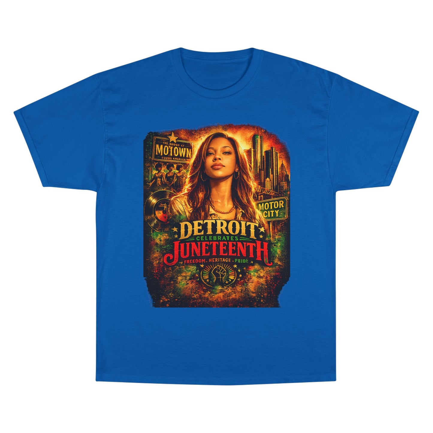 Detroit Juneteenth T-Shirt — Celebrating Motown Heritage