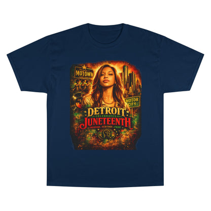 Detroit Juneteenth T-Shirt — Celebrating Motown Heritage