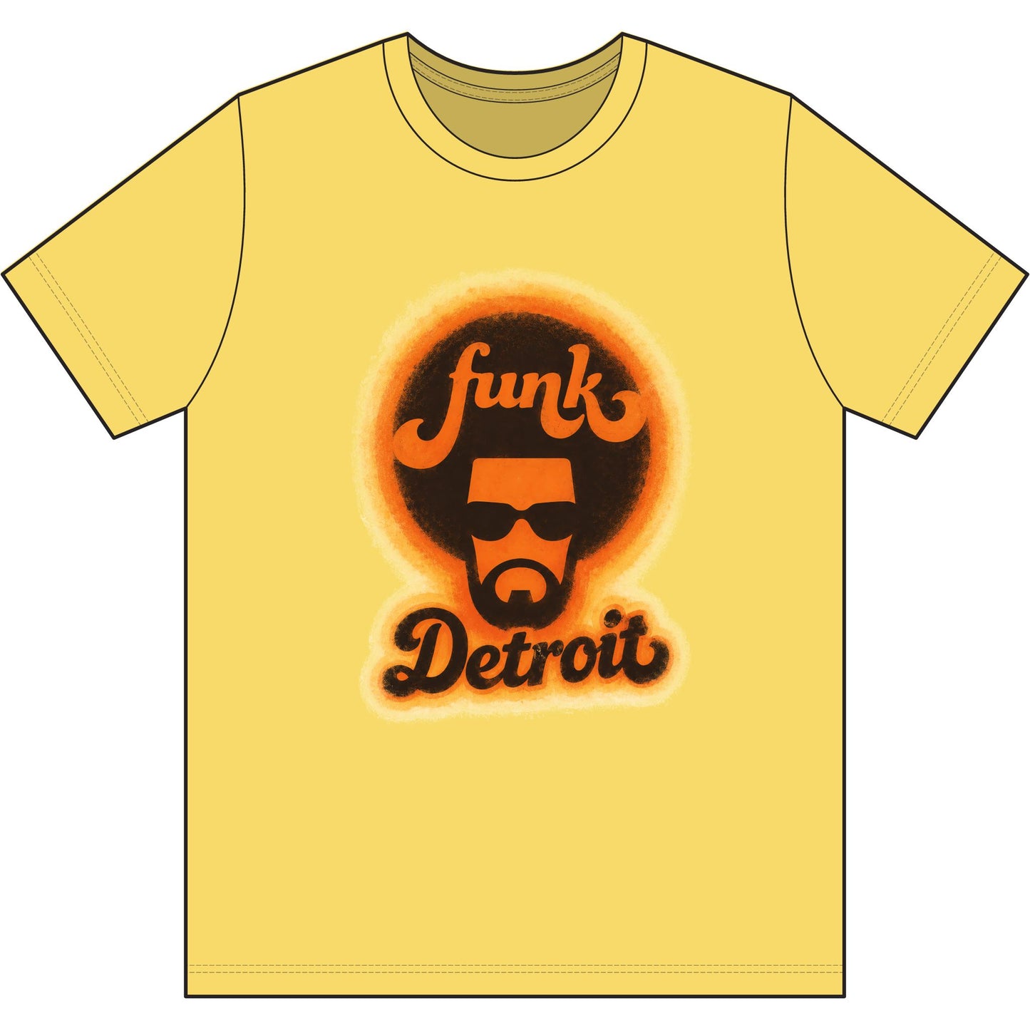 Detroit Funk Retro Tee Printify