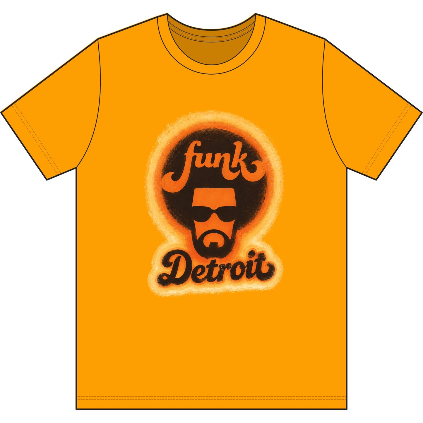Detroit Funk Retro Tee Printify
