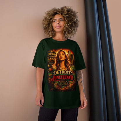 Detroit Juneteenth T-Shirt — Celebrating Motown Heritage