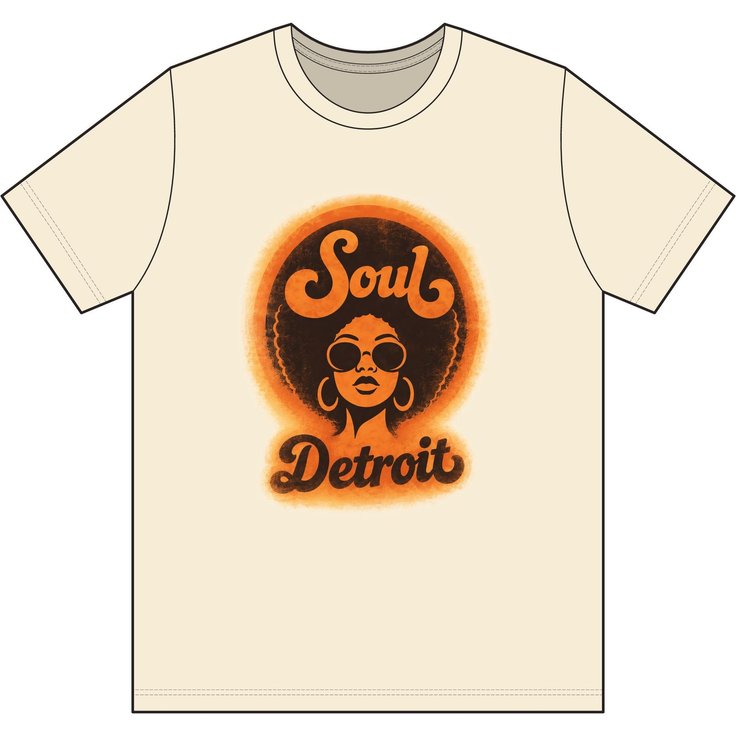 Detroit Soul Retro Tee Printify