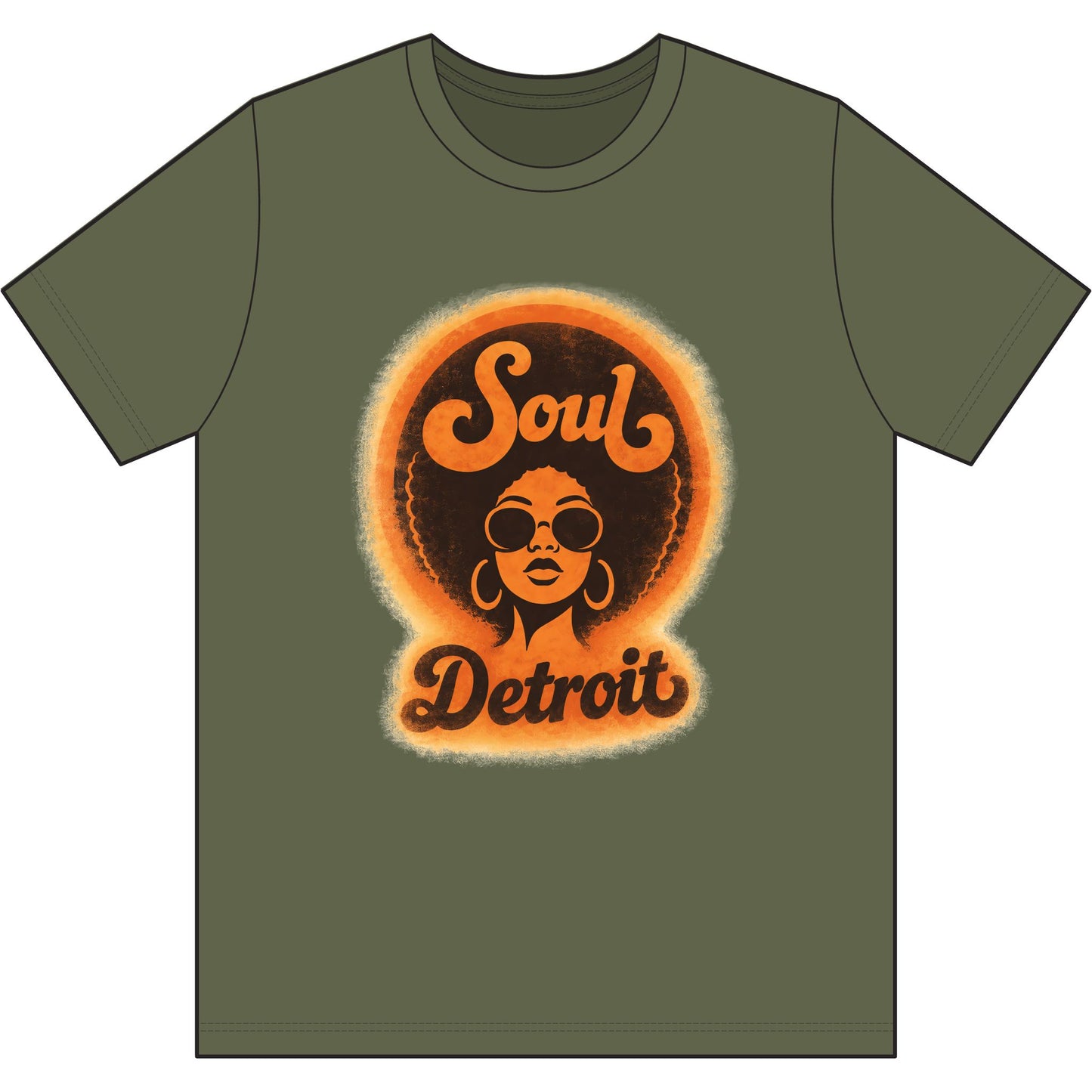 Detroit Soul Retro Tee Printify