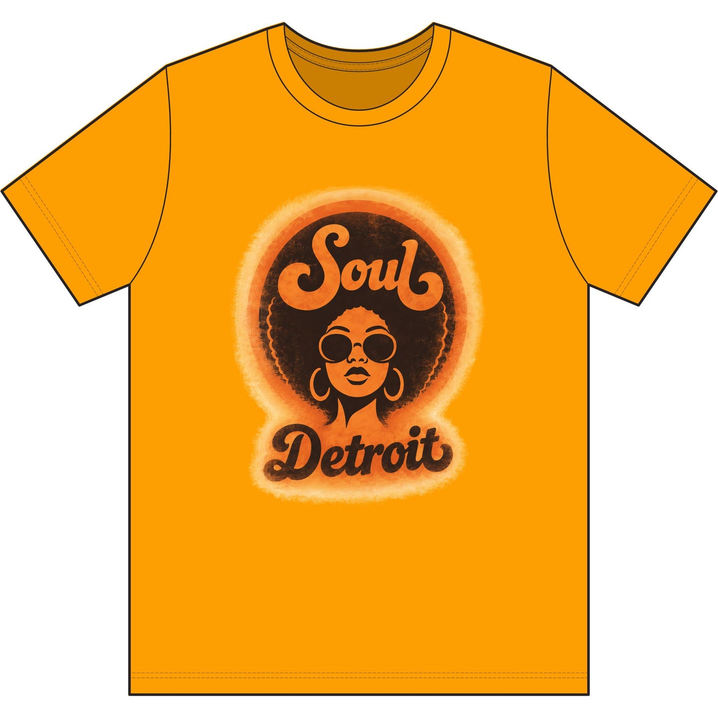 Detroit Soul Retro Tee Printify
