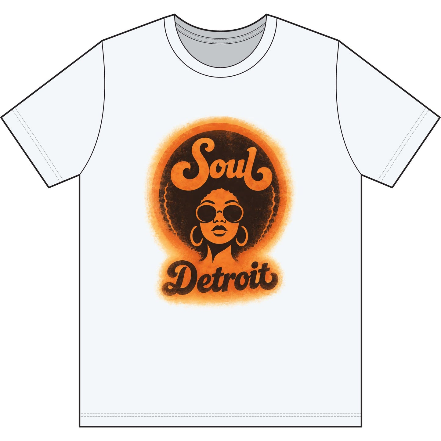 Detroit Soul Retro Tee Printify