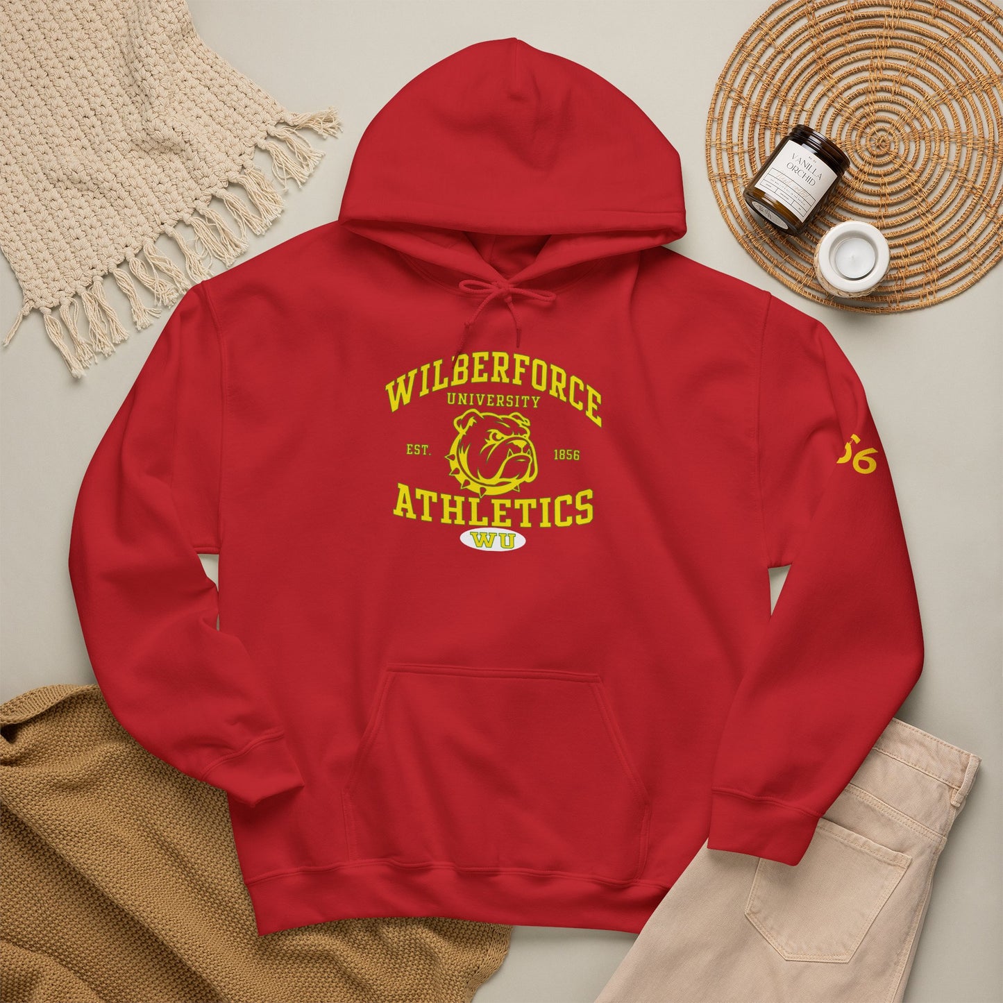 Wilberforce University Athletics Hoodie – Vintage Mascot College Sports Sweatshirt Printify