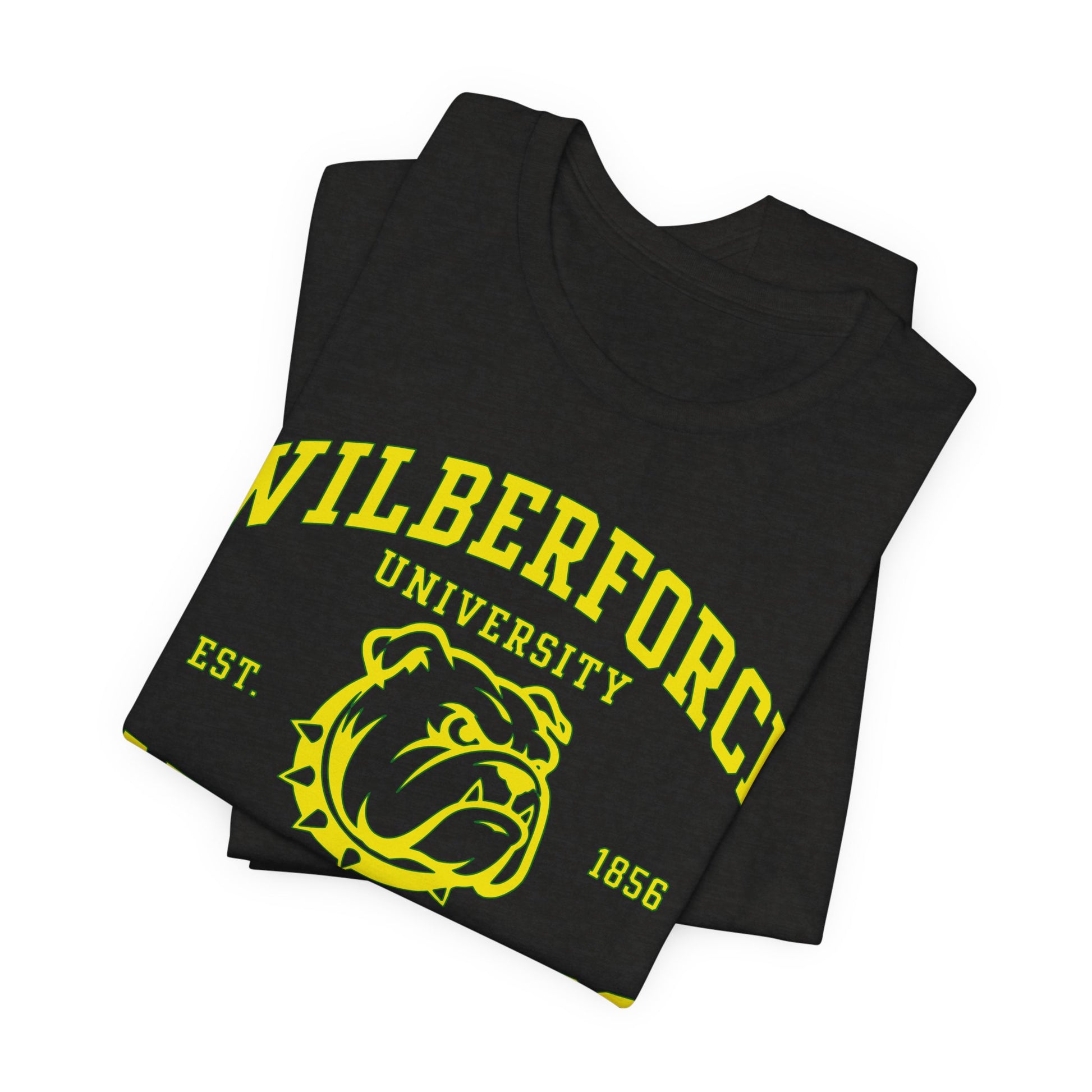 Wilberforce University Athletics T-Shirt — Bulldogs Logo College Tee Printify