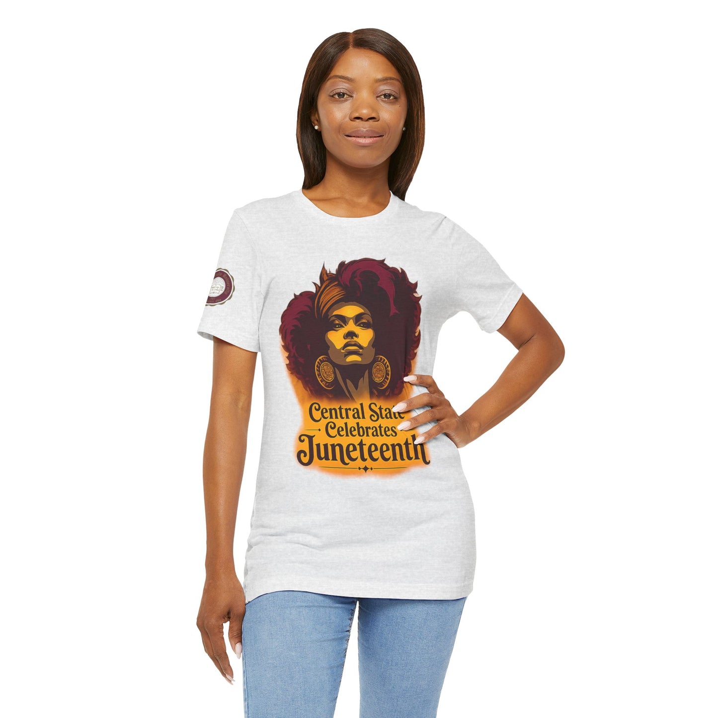 Juneteenth Celebration T-Shirt — "Central State Celebrates Juneteenth" Retro Afro Pride Tee