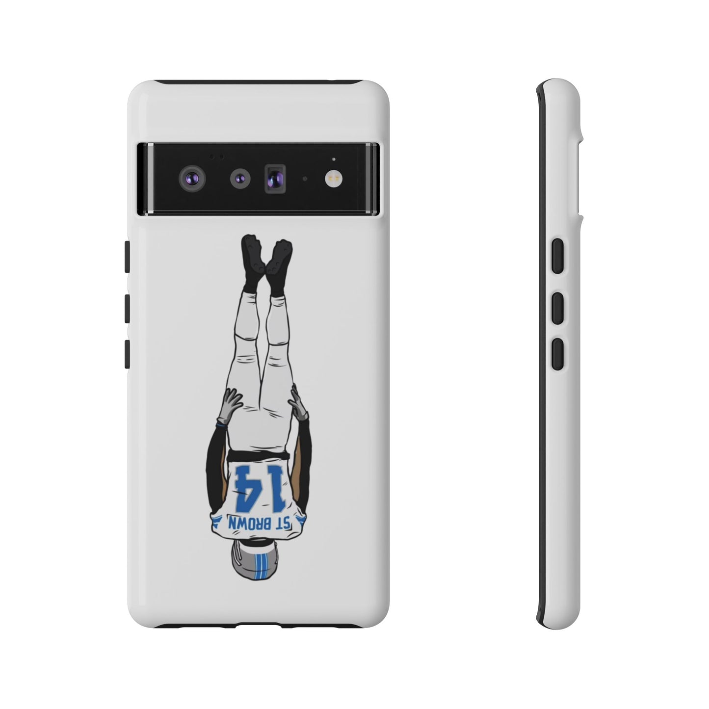 Android! Amon Ra St. Brown Lions Phone Case: Tough Cases with Bold Player Graphic