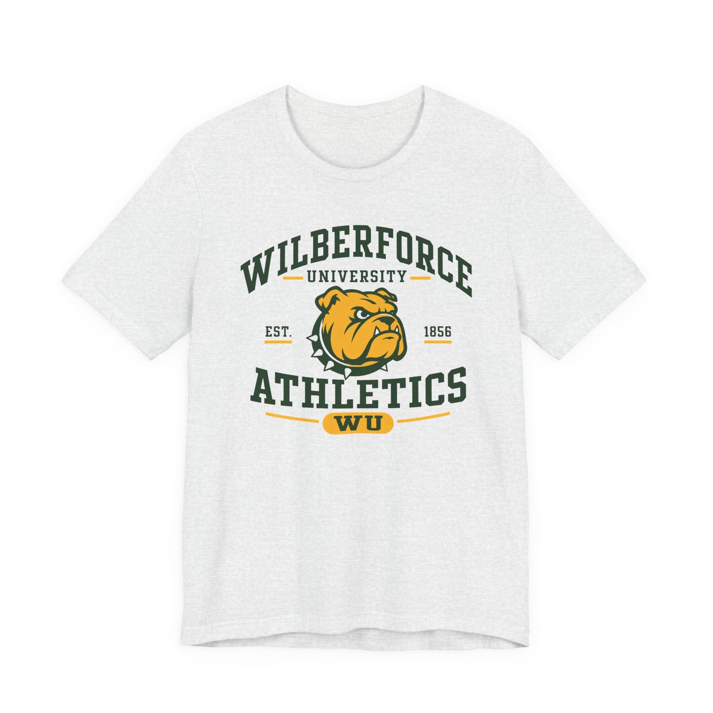 Wilberforce University Athletics T-Shirt — Bulldogs Logo College Tee Printify