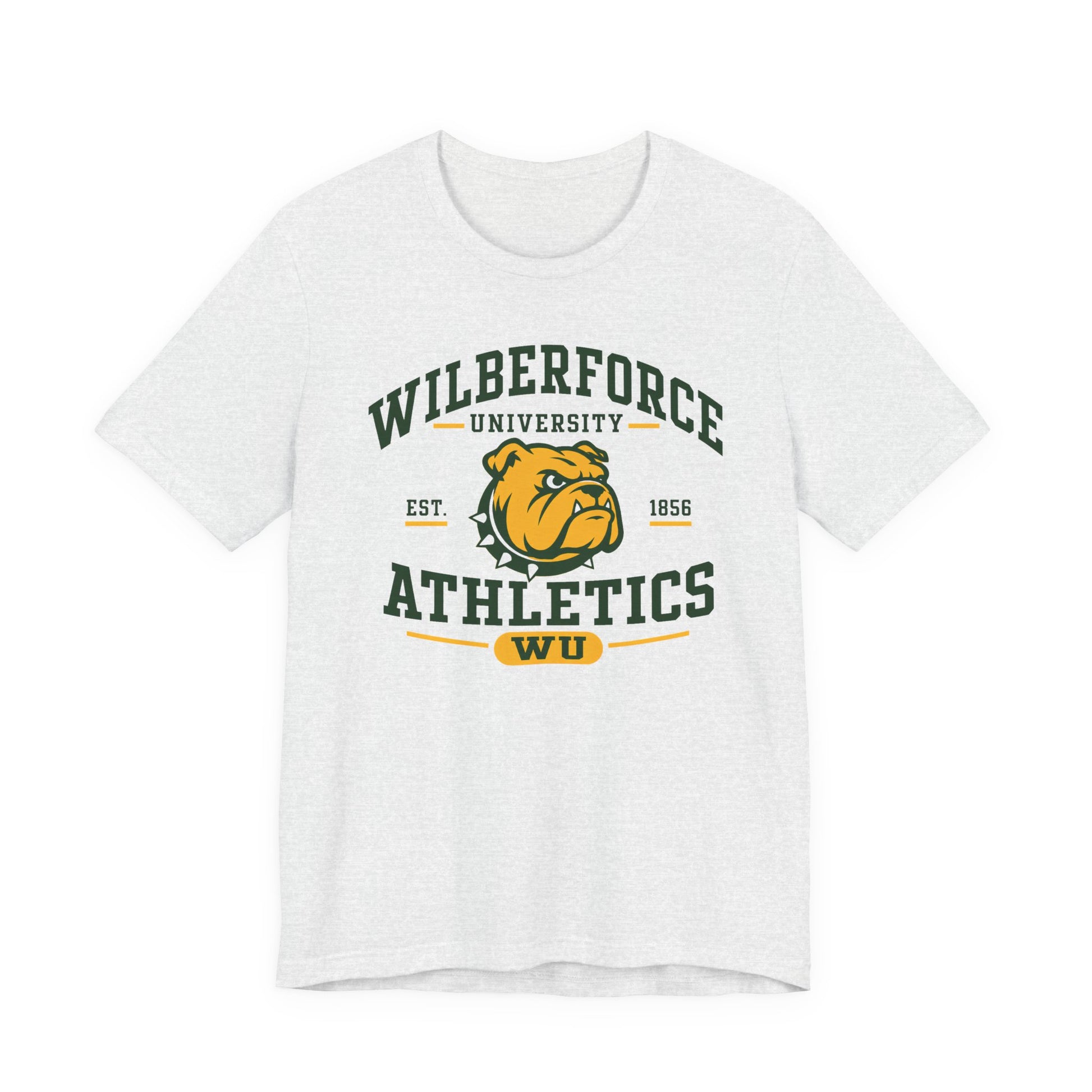 Wilberforce University Athletics T-Shirt — Bulldogs Logo College Tee Printify