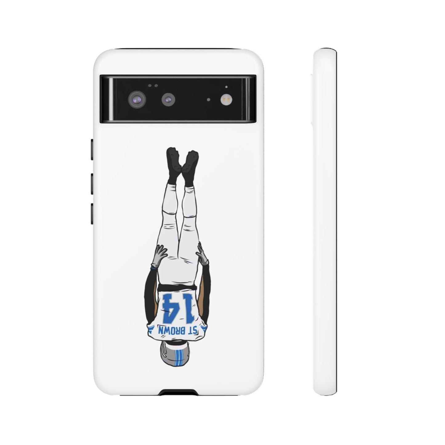 Android! Amon Ra St. Brown Lions Phone Case: Tough Cases with Bold Player Graphic