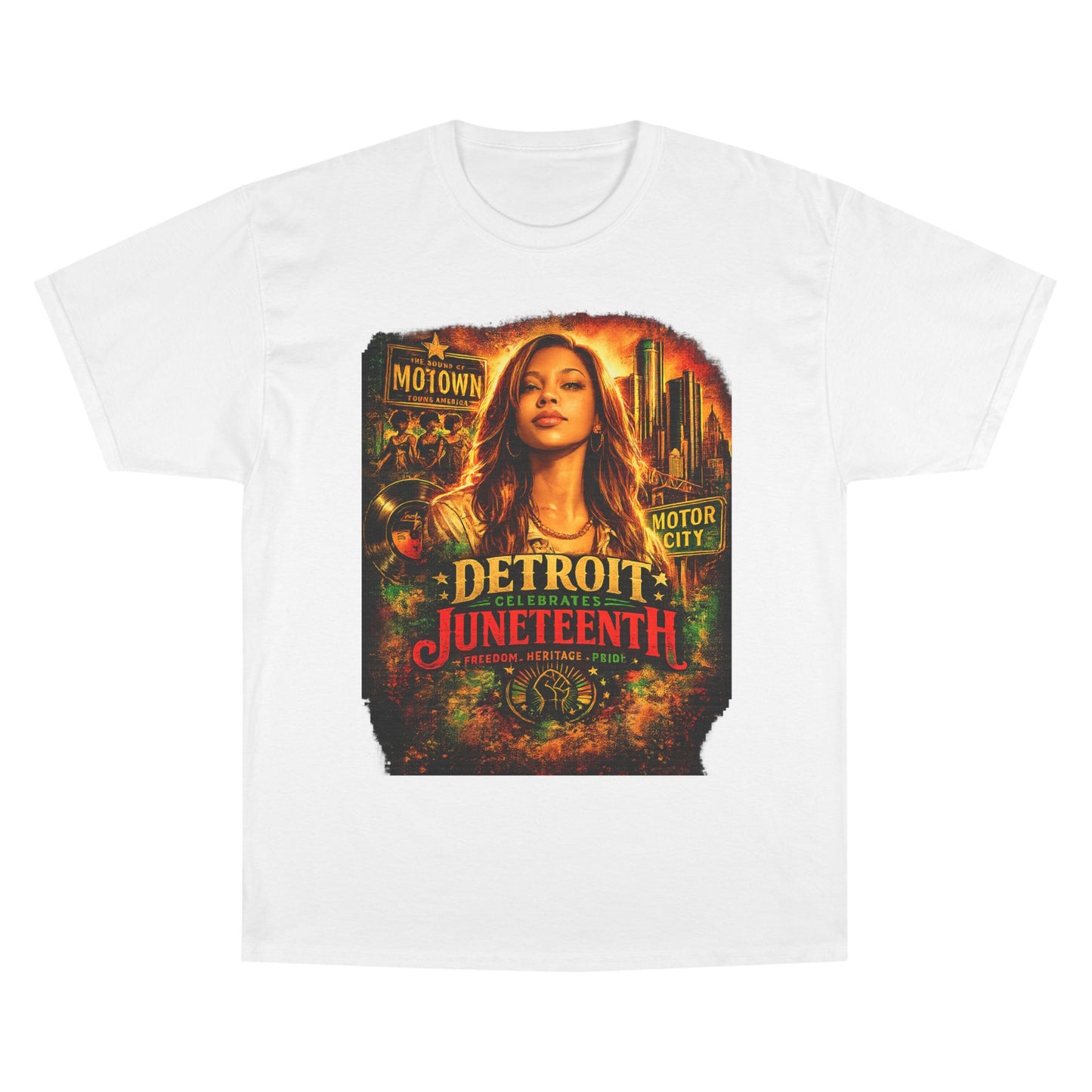 Detroit Juneteenth T-Shirt — Celebrating Motown Heritage