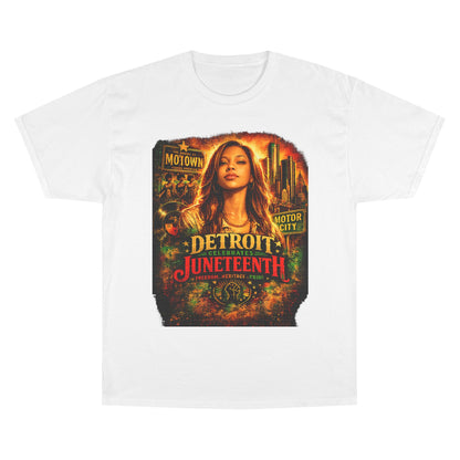 Detroit Juneteenth T-Shirt — Celebrating Motown Heritage