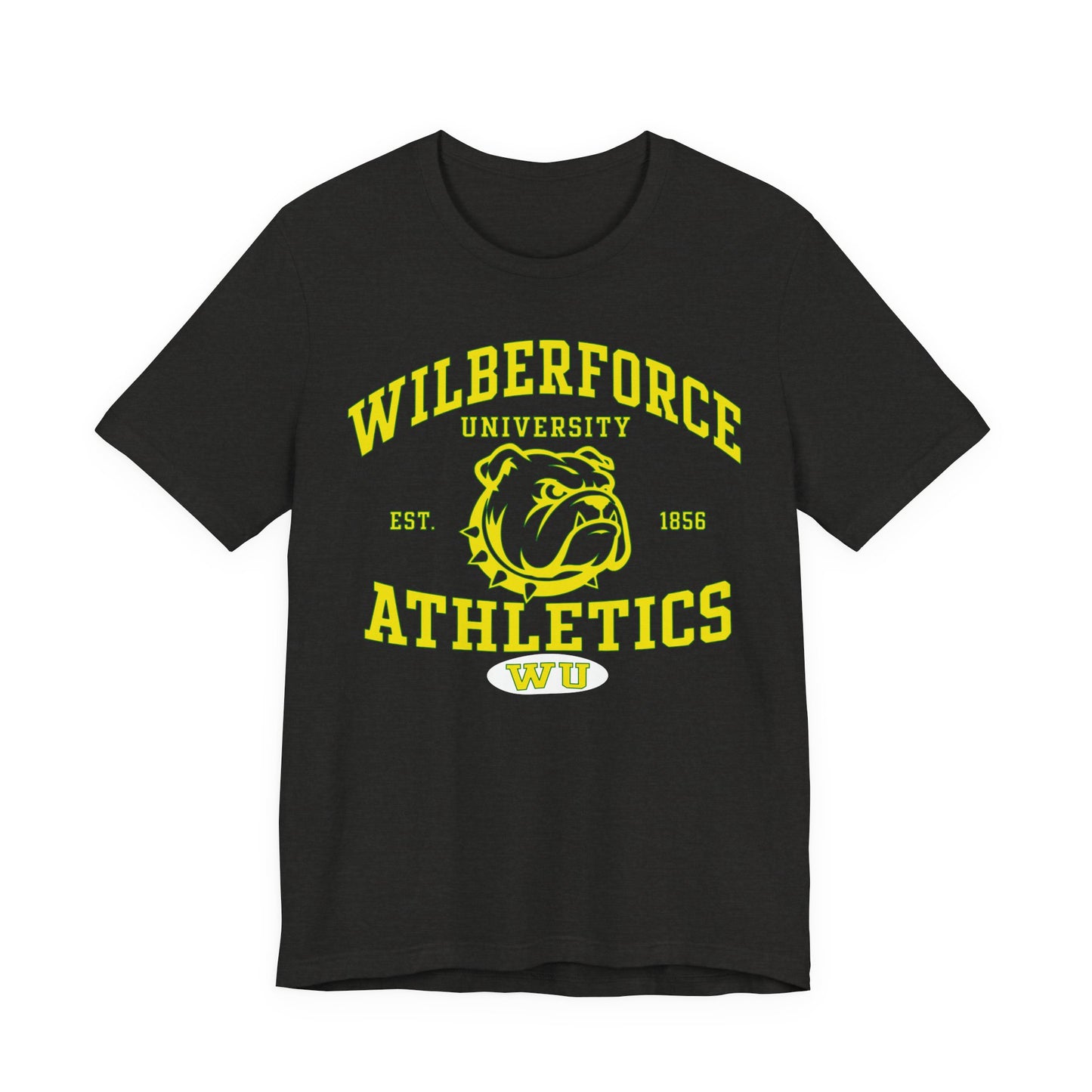 Wilberforce University Athletics T-Shirt — Bulldogs Logo College Tee Printify