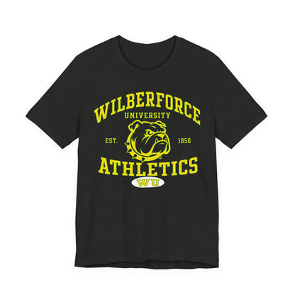 Wilberforce University Athletics T-Shirt — Bulldogs Logo College Tee Printify