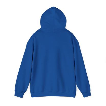 Coleman Jaguars Mascot Hoodie — Retro Blue Crest School Spirit Sweatshirt Printify