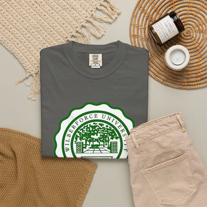 Wilberforce University Seal T‑Shirt — Classic Collegiate Crest Tee Printify