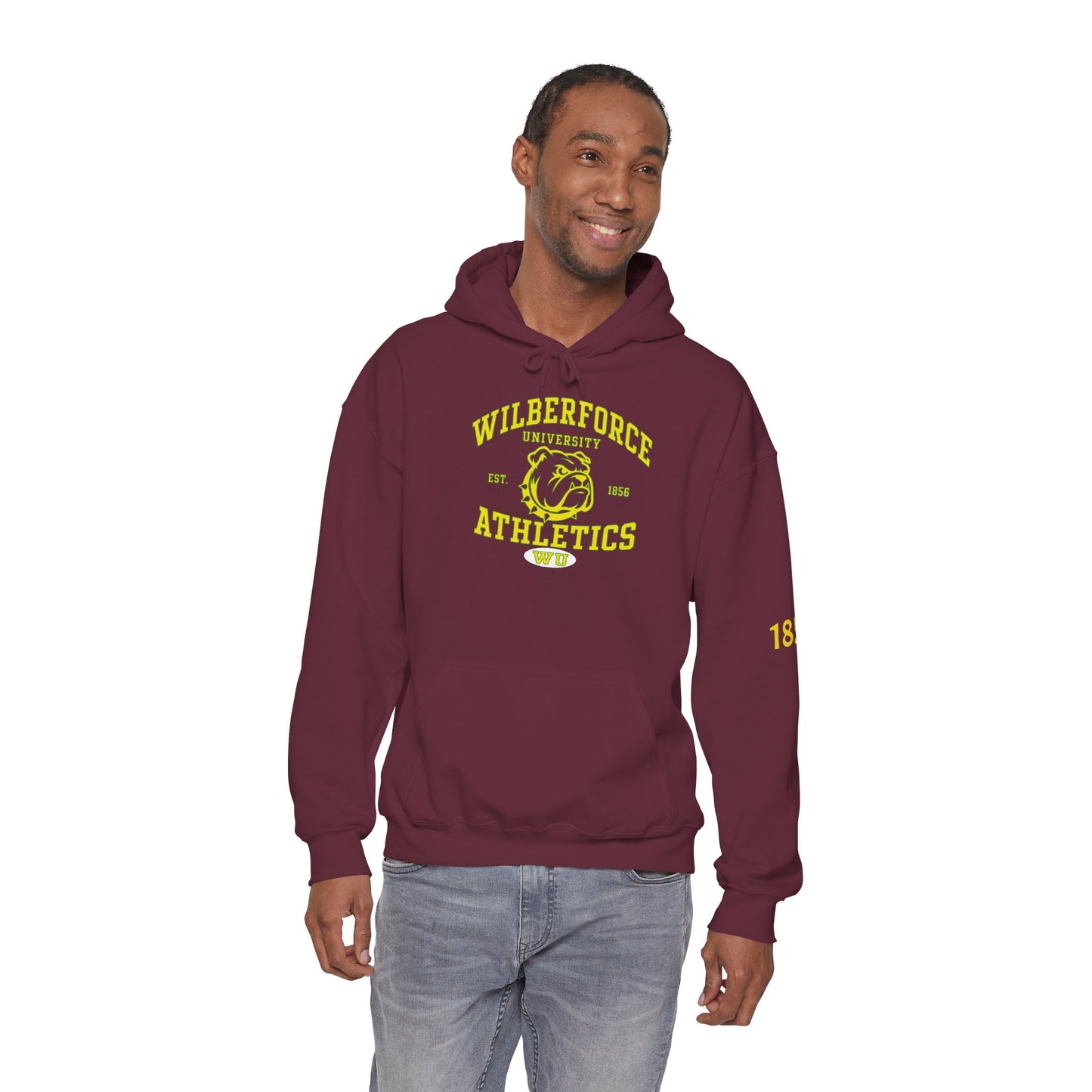Wilberforce University Athletics Hoodie – Vintage Mascot College Sports Sweatshirt Printify