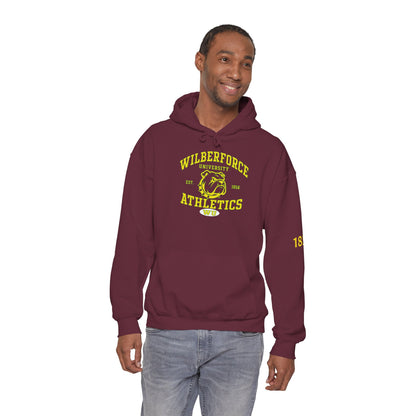 Wilberforce University Athletics Hoodie – Vintage Mascot College Sports Sweatshirt Printify