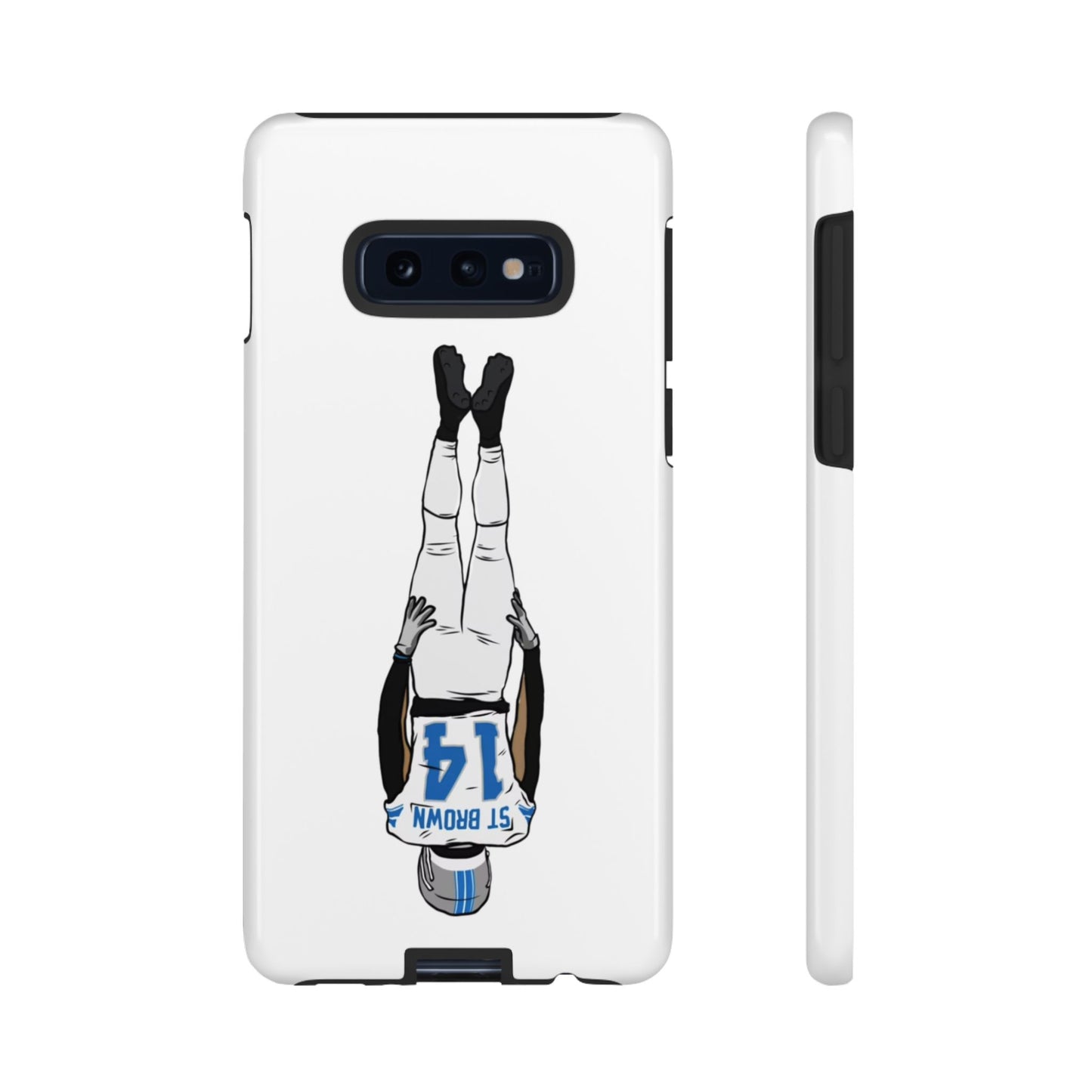 Android! Amon Ra St. Brown Lions Phone Case: Tough Cases with Bold Player Graphic
