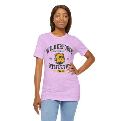 Wilberforce University Athletics T-Shirt — Bulldogs Logo College Tee Printify