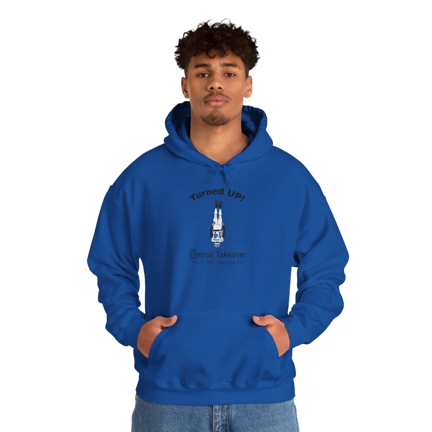 Turned UP! Detroit Takeover Hooded Sweatshirt for Comfort & Style