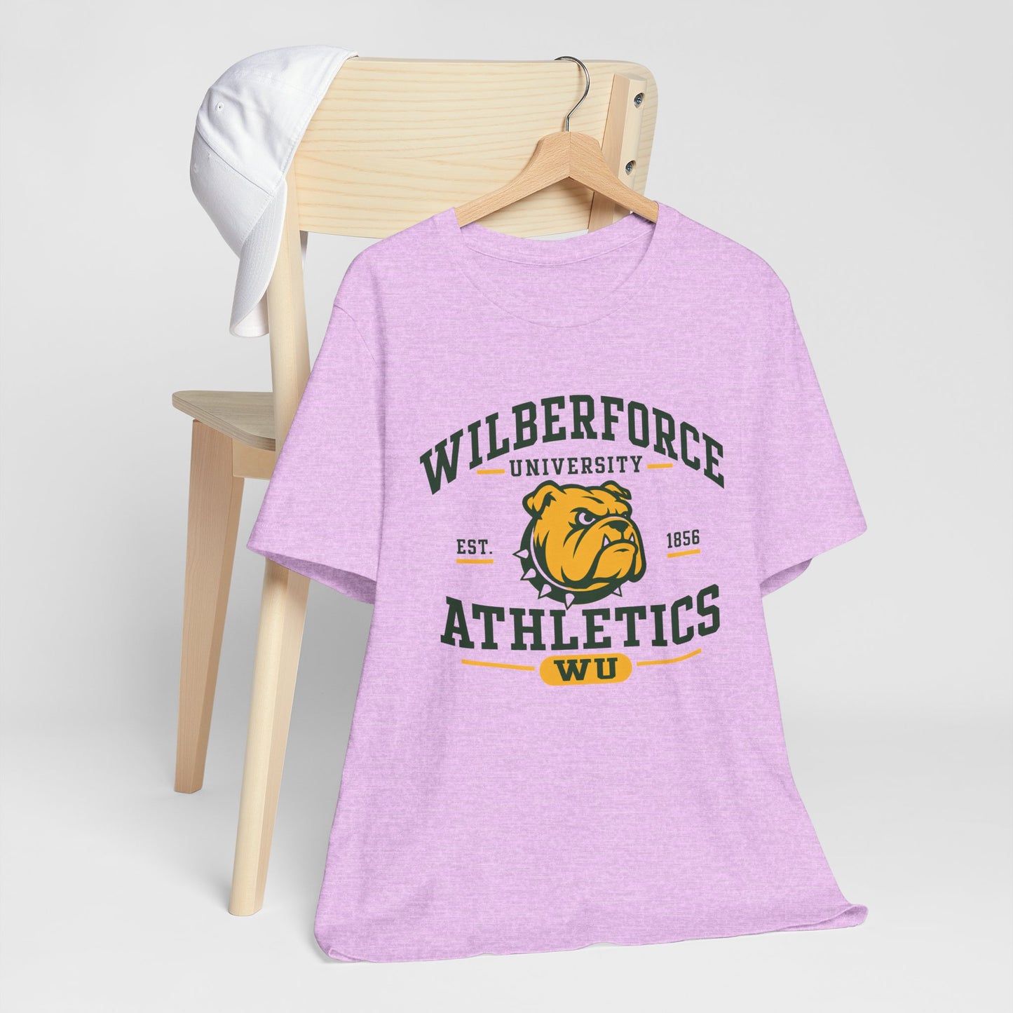 Wilberforce University Athletics T-Shirt — Bulldogs Logo College Tee Printify