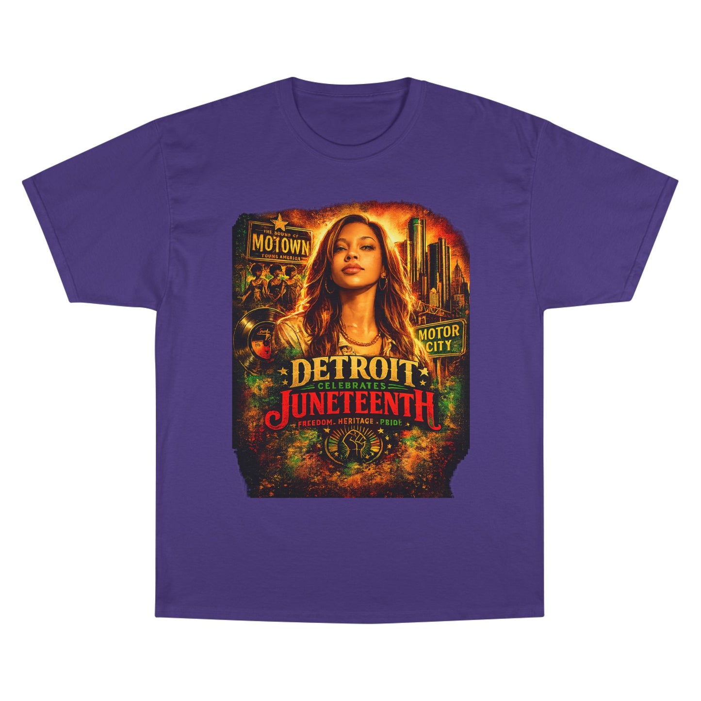 Detroit Juneteenth T-Shirt — Celebrating Motown Heritage