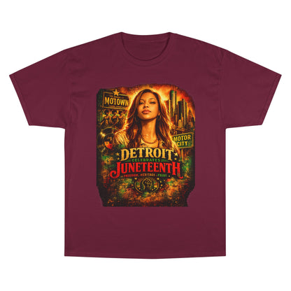 Detroit Juneteenth T-Shirt — Celebrating Motown Heritage