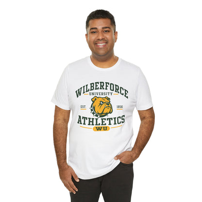 Wilberforce University Athletics T-Shirt — Bulldogs Logo College Tee Printify