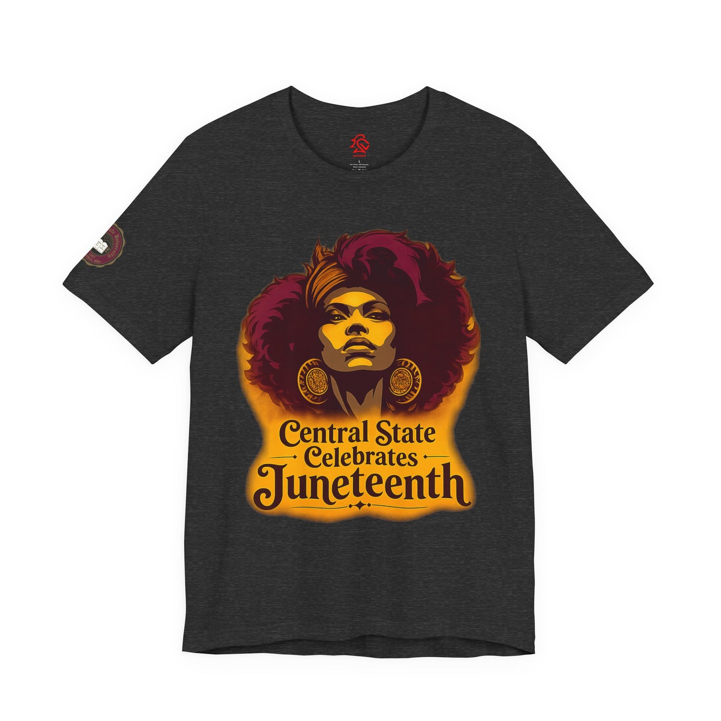 Juneteenth Celebration T-Shirt — "Central State Celebrates Juneteenth" Retro Afro Pride Tee