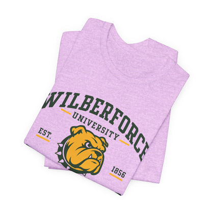 Wilberforce University Athletics T-Shirt — Bulldogs Logo College Tee Printify