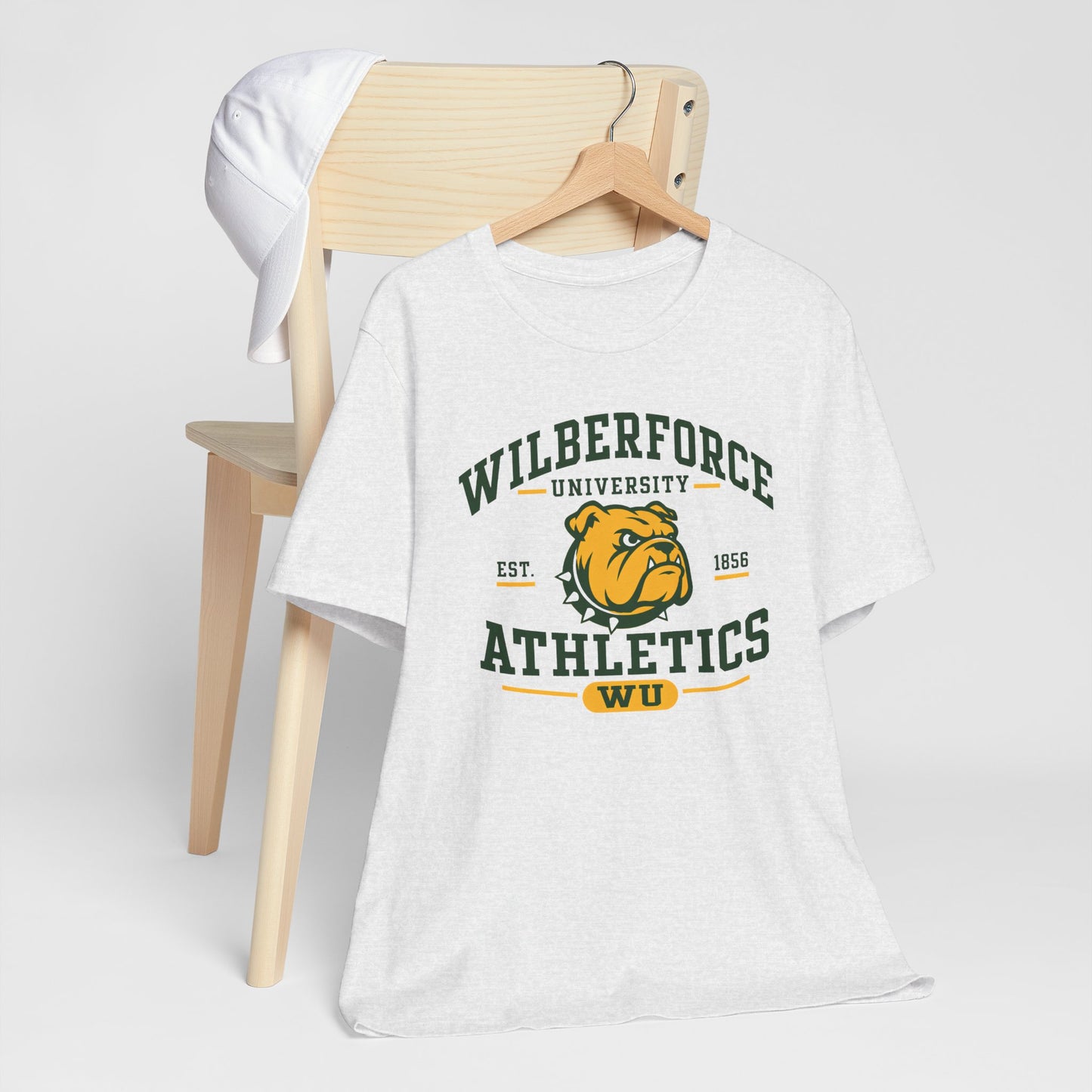 Wilberforce University Athletics T-Shirt — Bulldogs Logo College Tee Printify