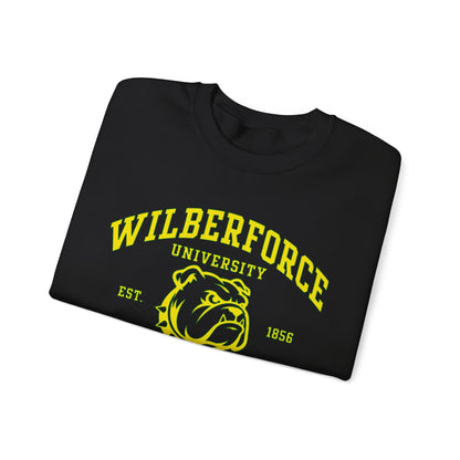 Wilberforce University Athletics Crewneck Sweatshirt — Bulldog Collegiate Pullover Printify