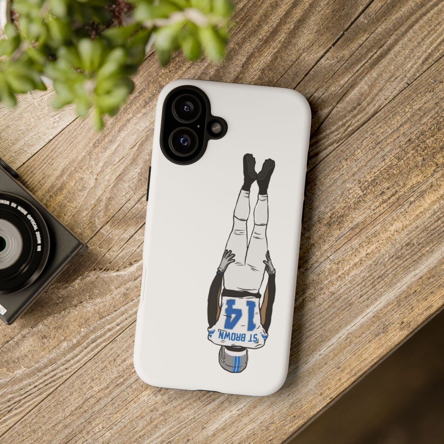 iPhone Football Fan Tough Case with St. Brown Design