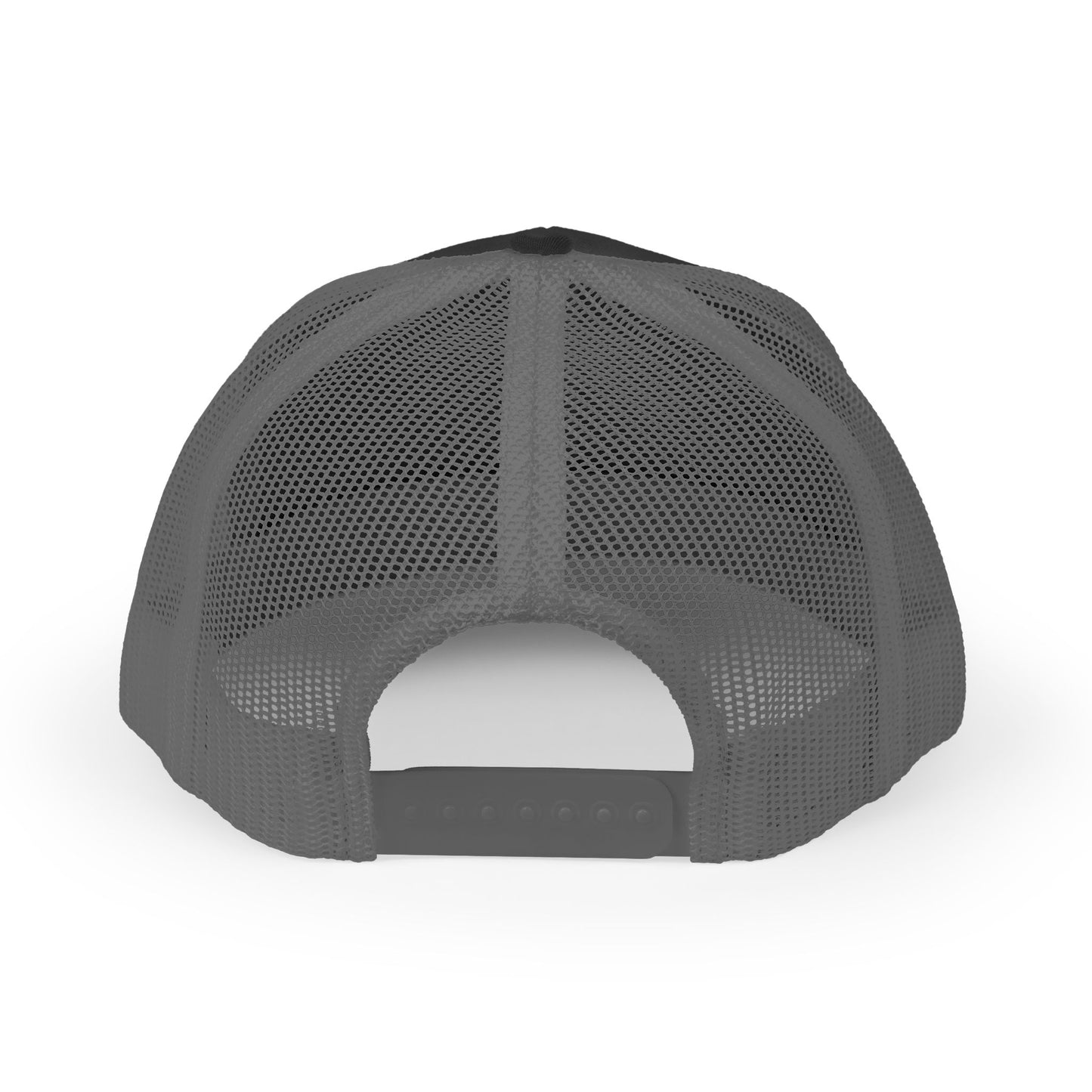 Copy of DEM Logo Snapback Trucker Cap — Red Mesh Baseball Hat Printify