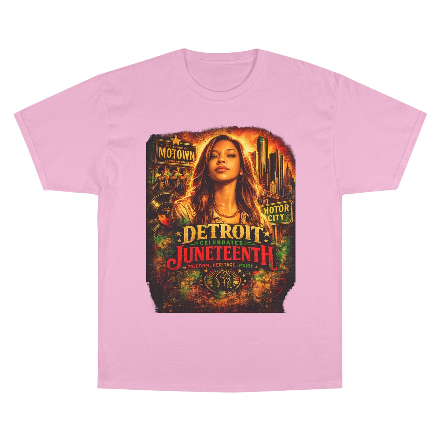 Detroit Juneteenth T-Shirt — Celebrating Motown Heritage