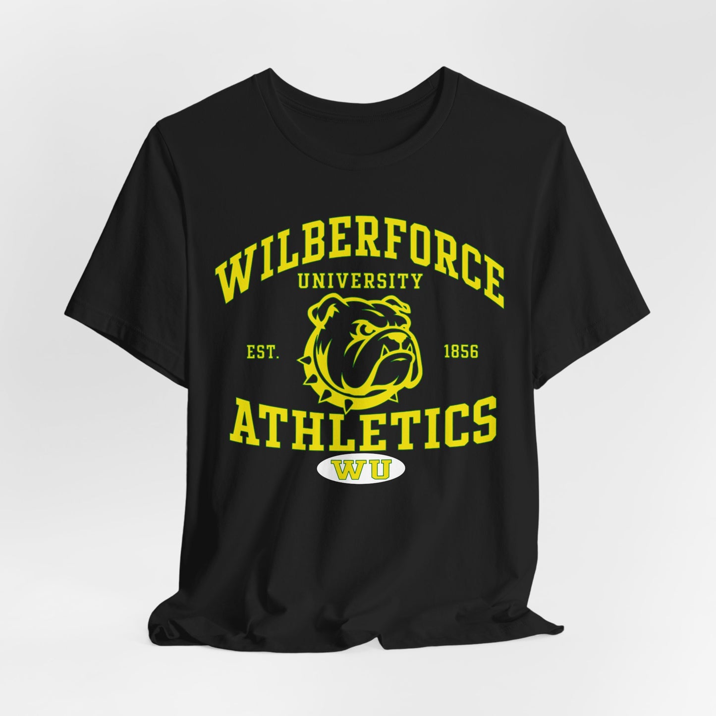 Wilberforce University Athletics T-Shirt — Bulldogs Logo College Tee Printify