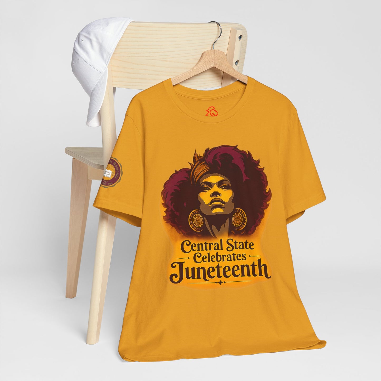 Juneteenth Celebration T-Shirt — "Central State Celebrates Juneteenth" Retro Afro Pride Tee