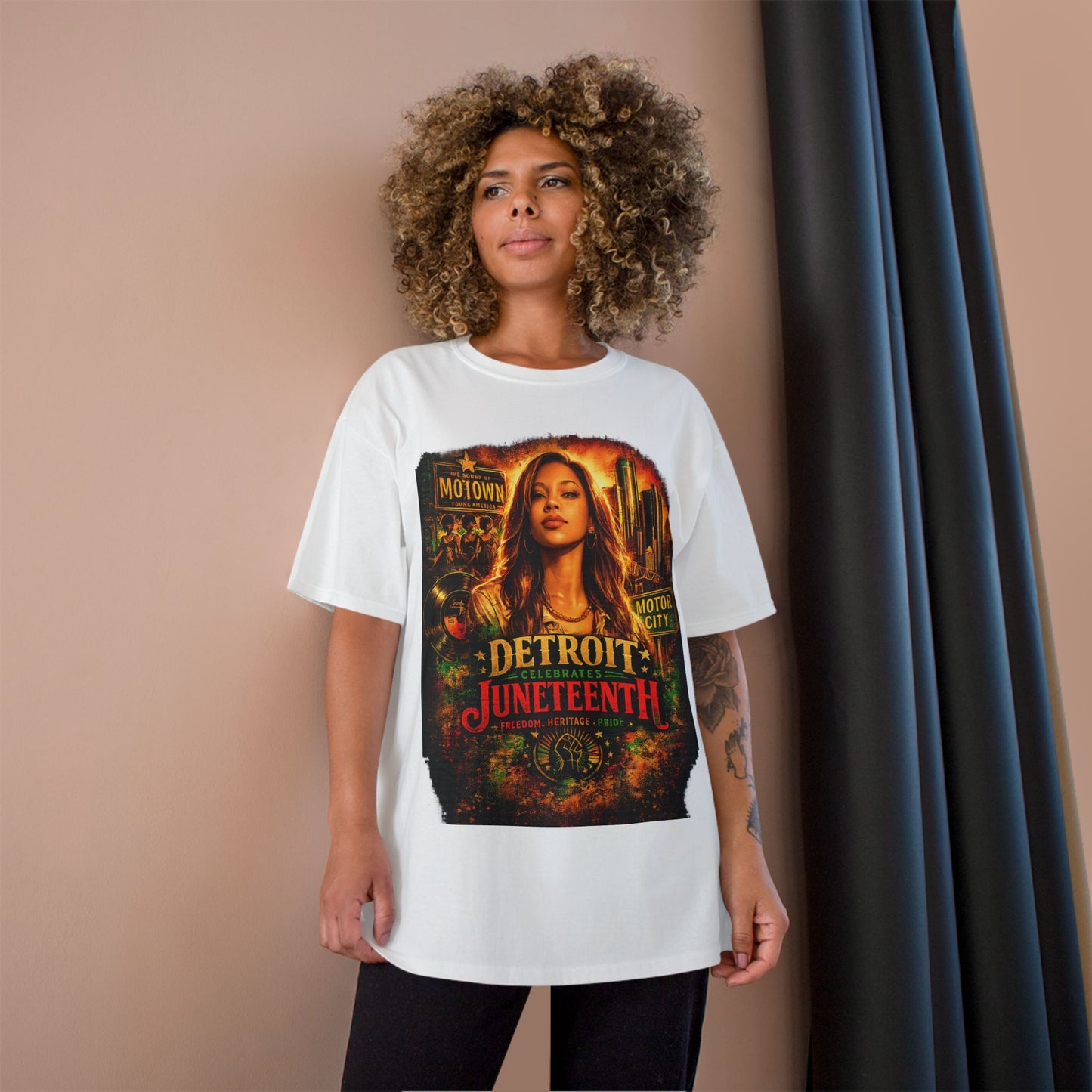 Detroit Juneteenth T-Shirt — Celebrating Motown Heritage