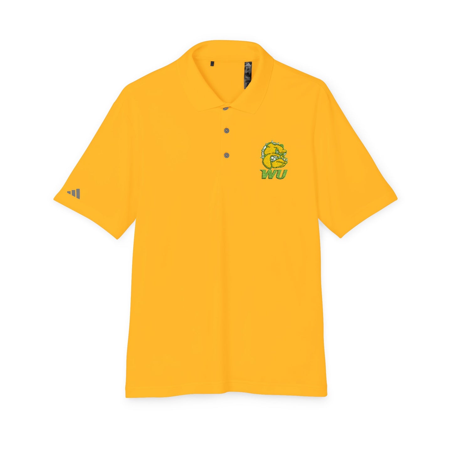 WU Bulldog Logo Polo Shirt — Embroidered College Team Performance Polo Printify