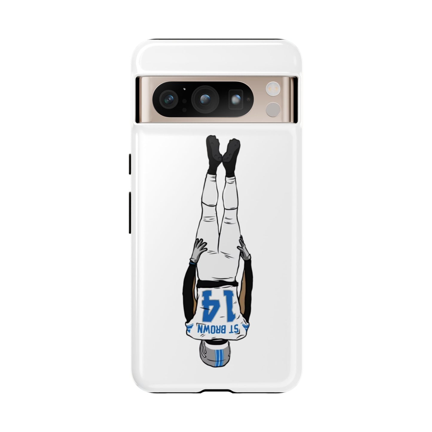Android! Amon Ra St. Brown Lions Phone Case: Tough Cases with Bold Player Graphic