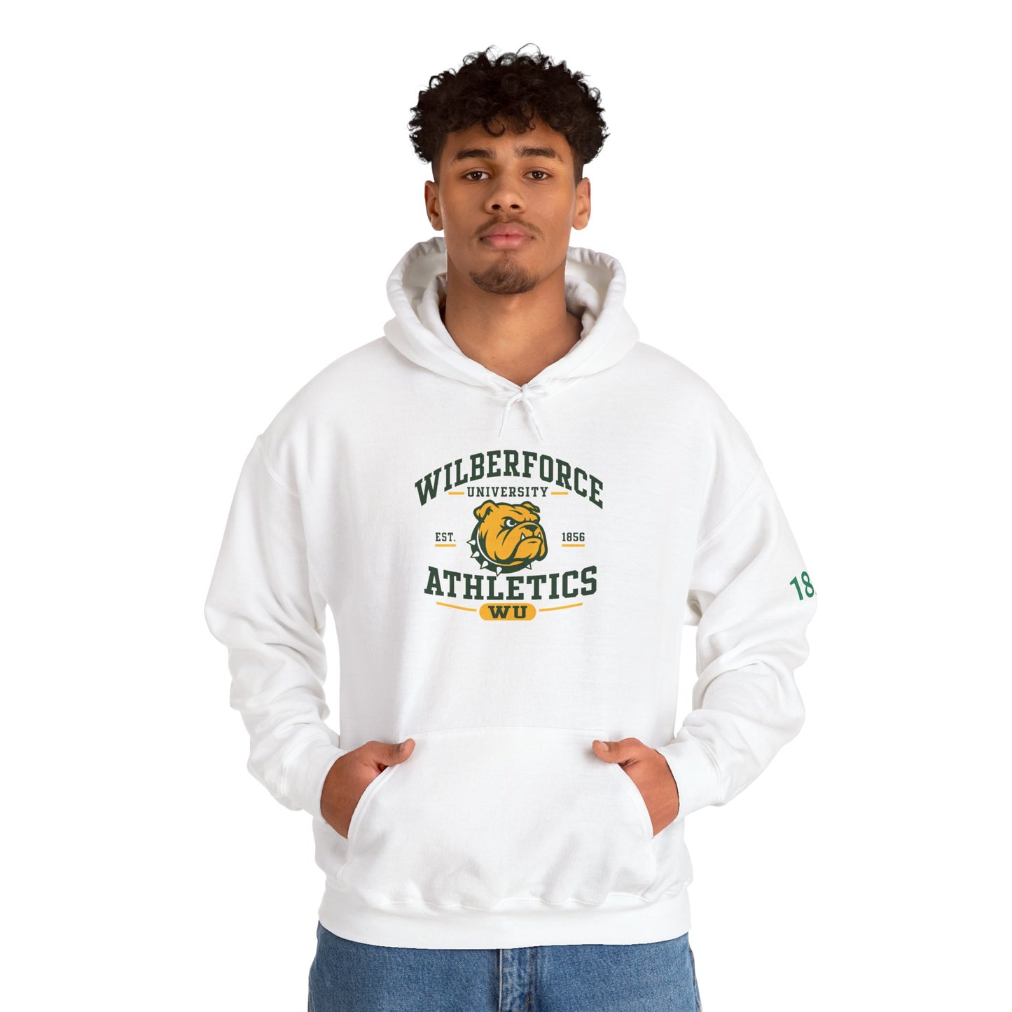Wilberforce University Athletics Hoodie – Vintage Mascot College Sports Sweatshirt Printify