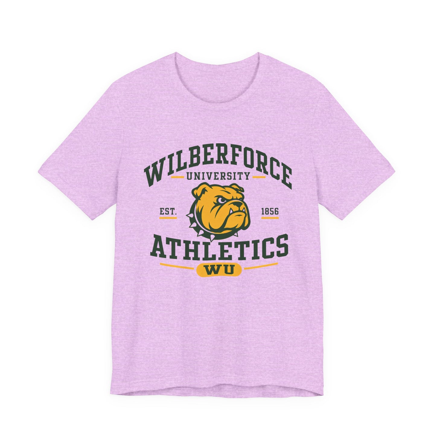 Wilberforce University Athletics T-Shirt — Bulldogs Logo College Tee Printify